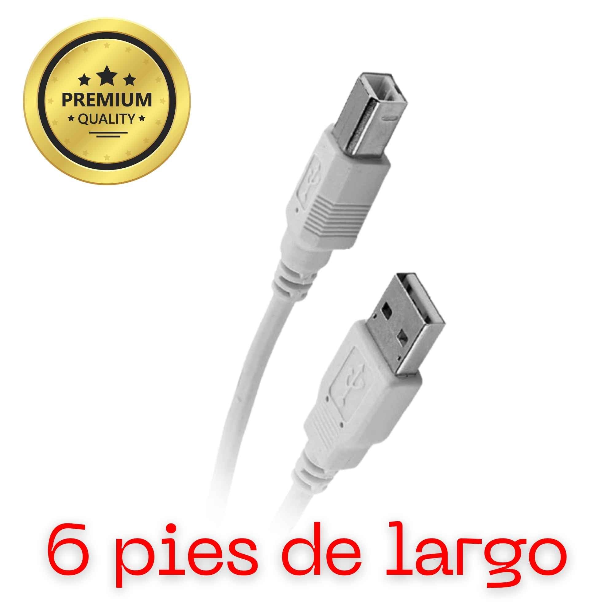 cable usb a b 6ft quest nub-3106 cable usb impresora 2.0 panama