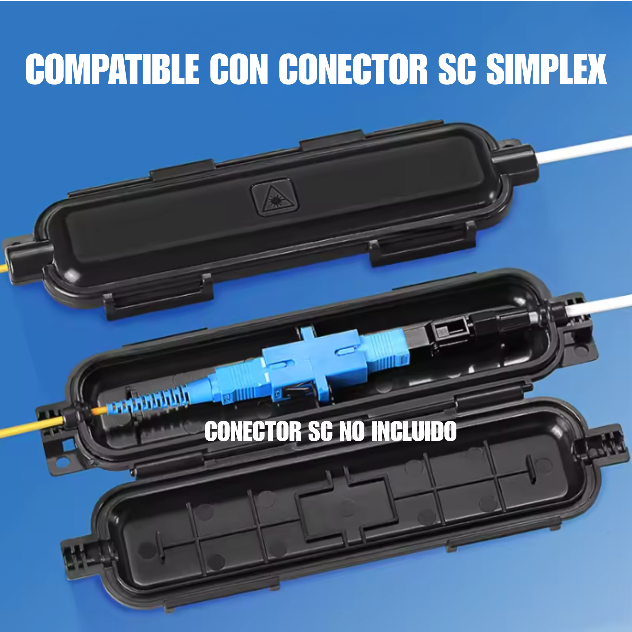 Caja de protección para fibra óptica FTTH