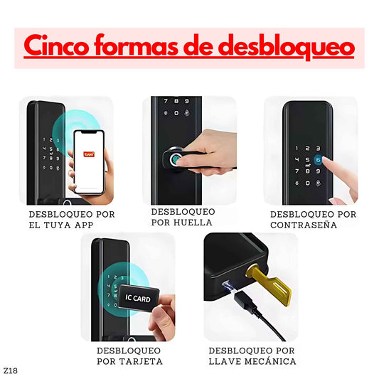 Cerradura inteligente biométrica Smart lock Z18