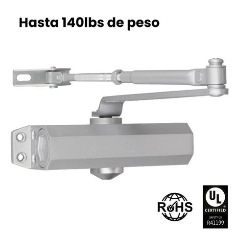 Cierrapuertas para puerta de hasta 140 libras Enforcer SD-C131-SQ