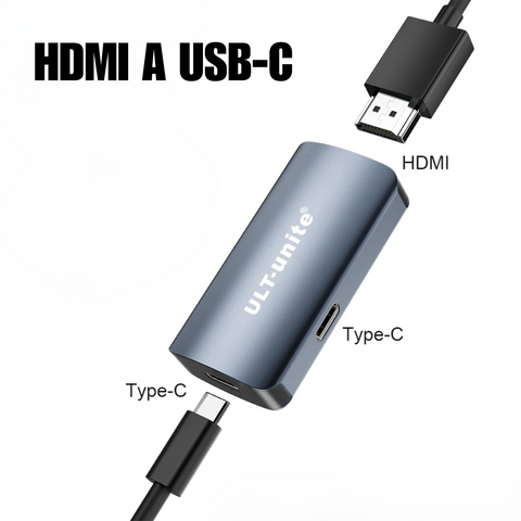 Convertidor HDMI a USB-C 4K 60Hz
