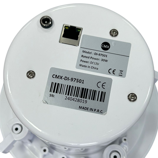 Bocina IP de techo PoE de 30W para sistemas de voceo – CMX DI-97501