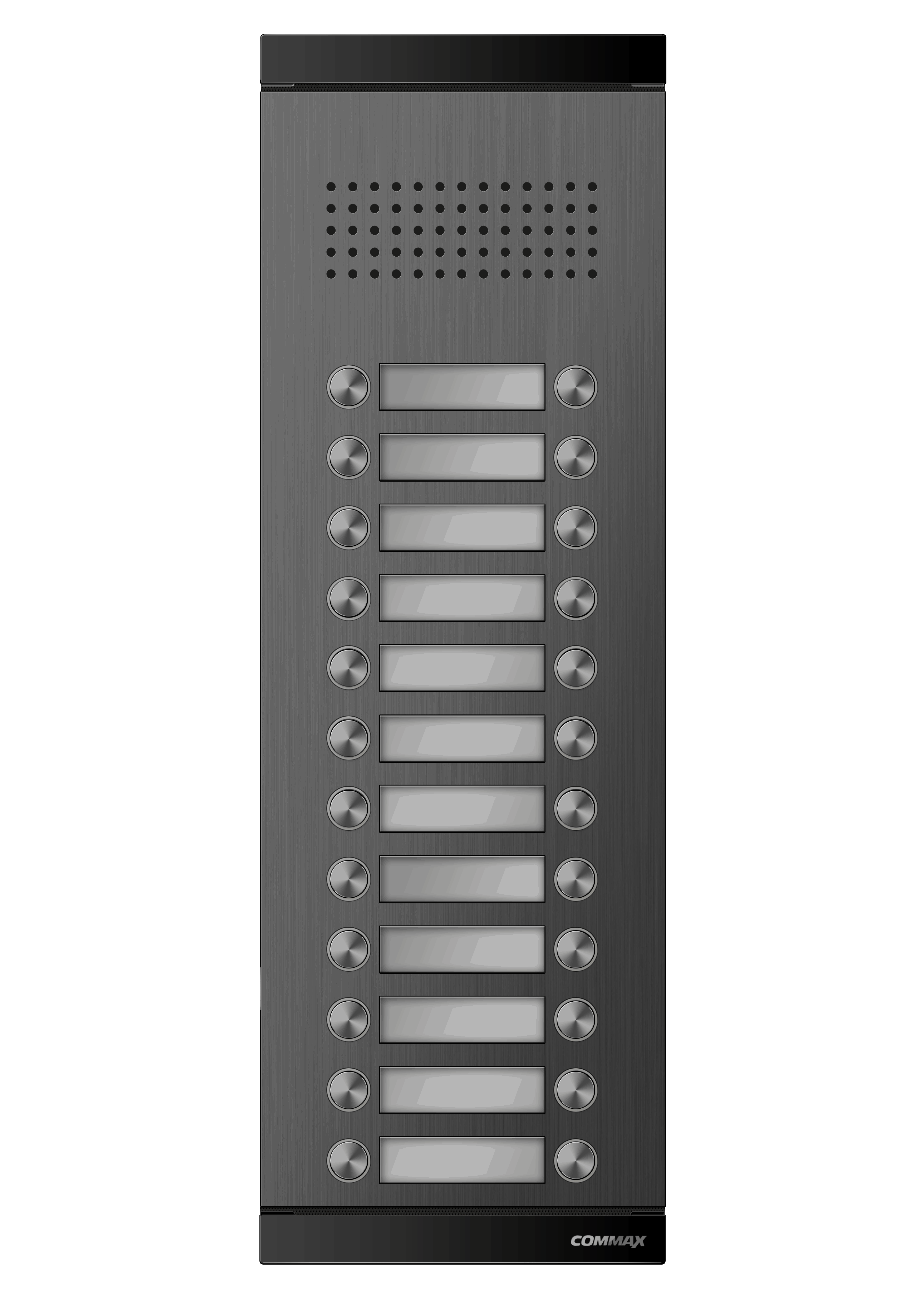 Botonera principal para edificio con 24 botones, conexión a botonera de ampliación – Commax DR-24ML