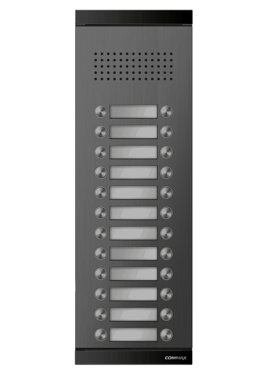 Botonera principal para edificio con 24 botones, conexión a botonera de ampliación – Commax DR-24ML