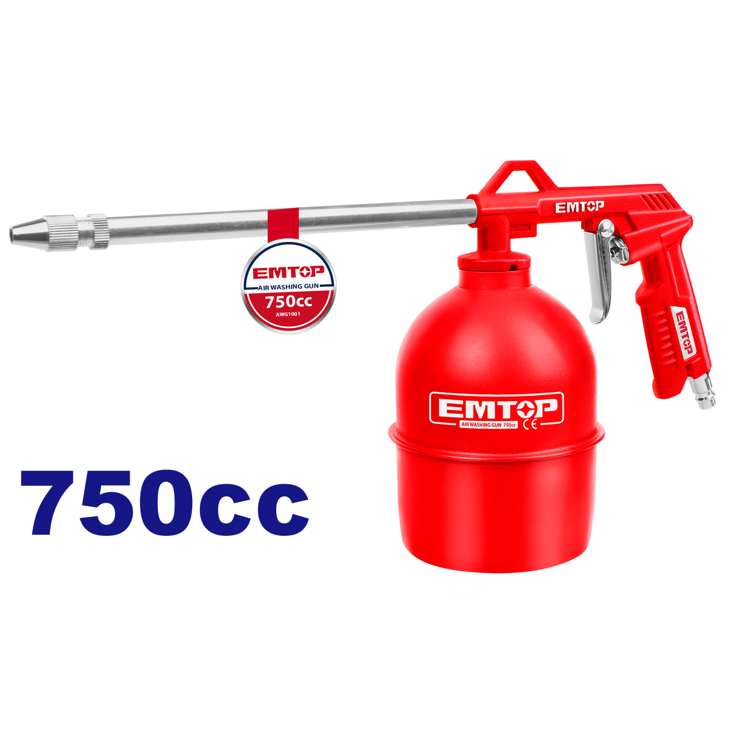 Pistola de aire para lavado 750cc
