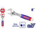 Llave inglesa ajustable de 8 pulgadas, amplia apertura