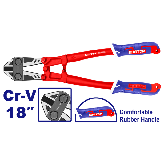 Cortapernos industrial de 18 pulgadas EMTOP EBCR1801