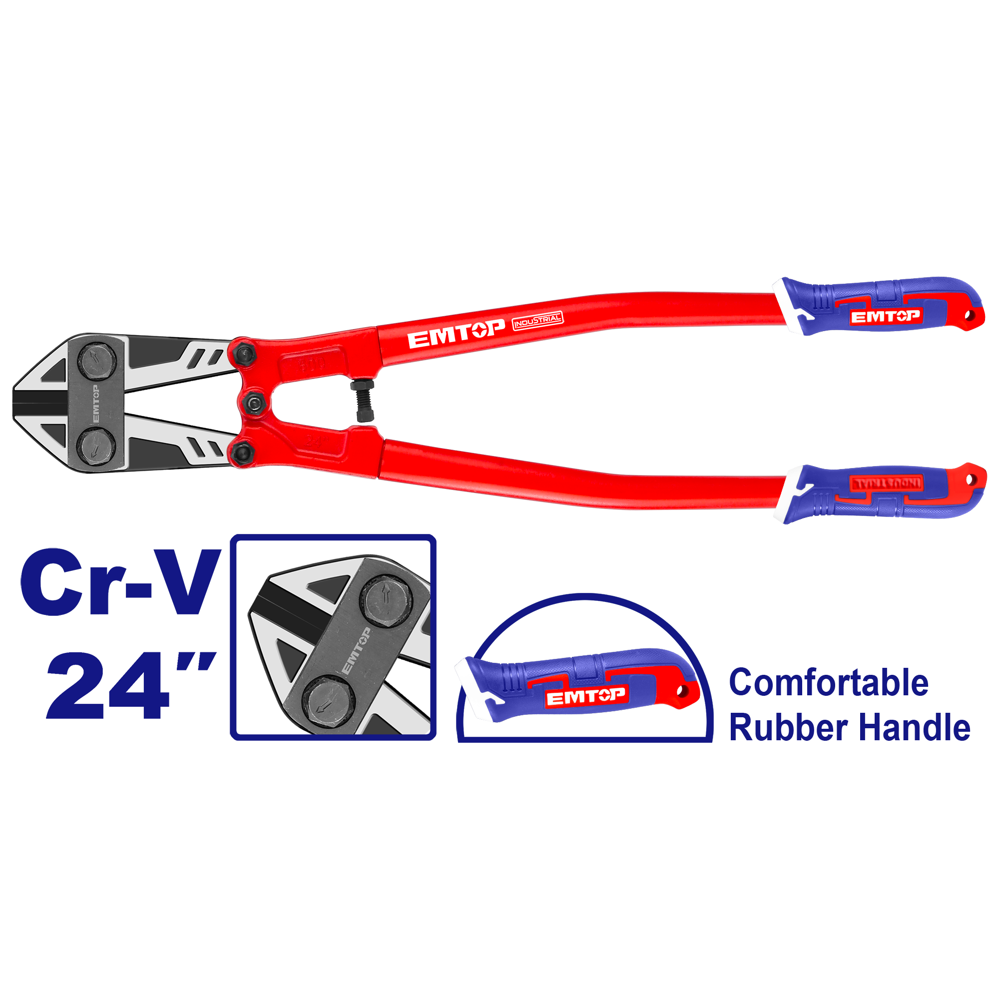 Cortapernos industrial de 24 pulgadas EMTOP EBCR2401