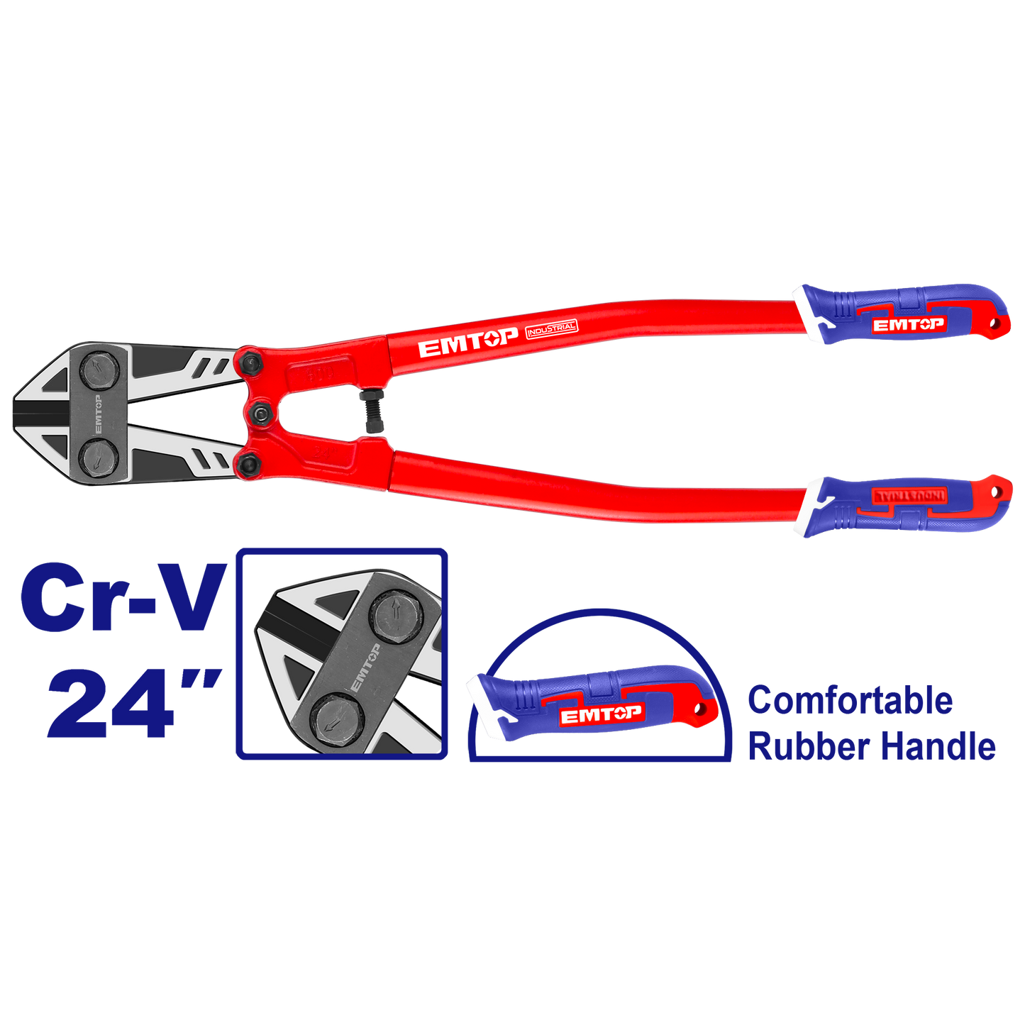 Cortapernos industrial de 24 pulgadas EMTOP EBCR2401