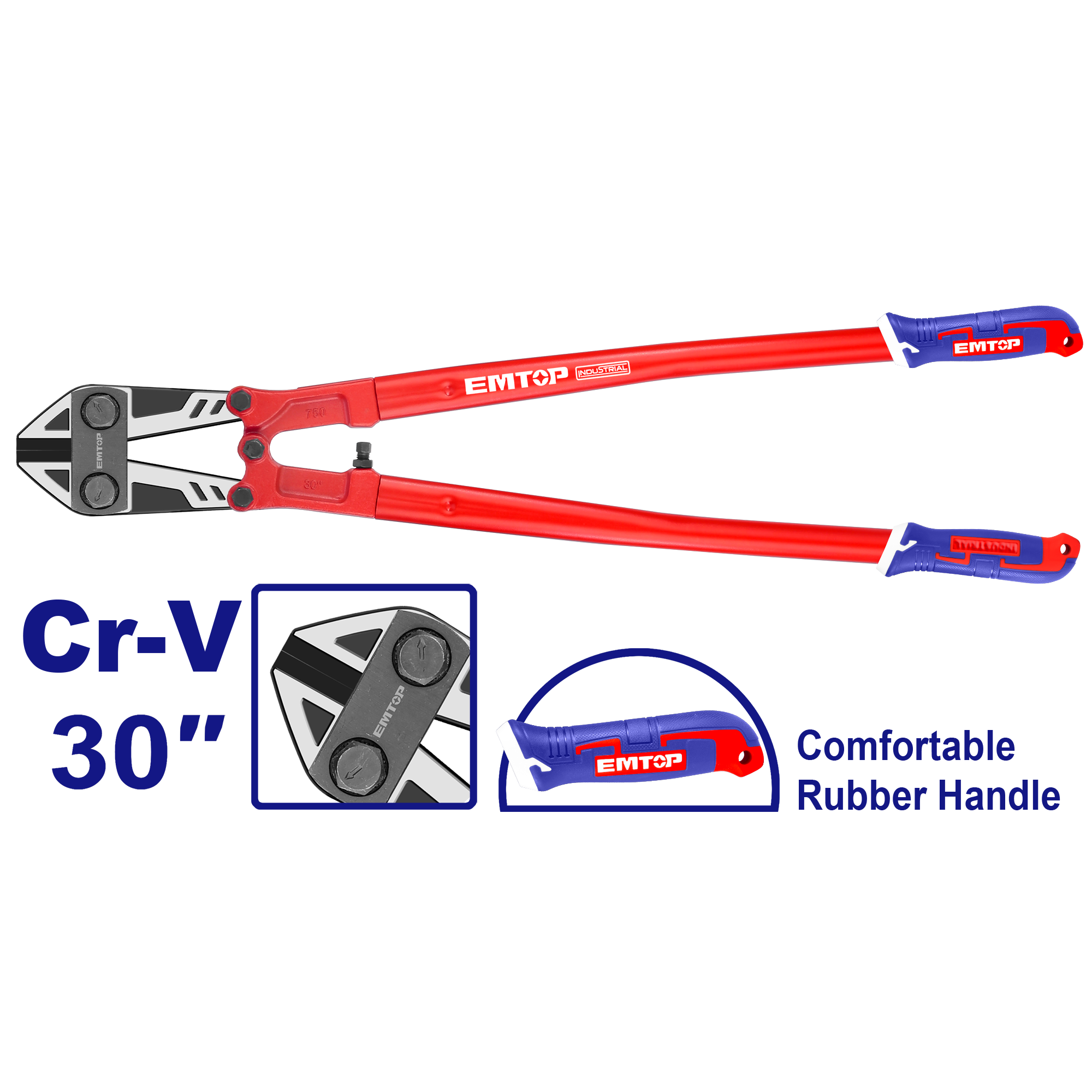 Cortapernos industrial de 30 pulgadas EMTOP EBCR3001
