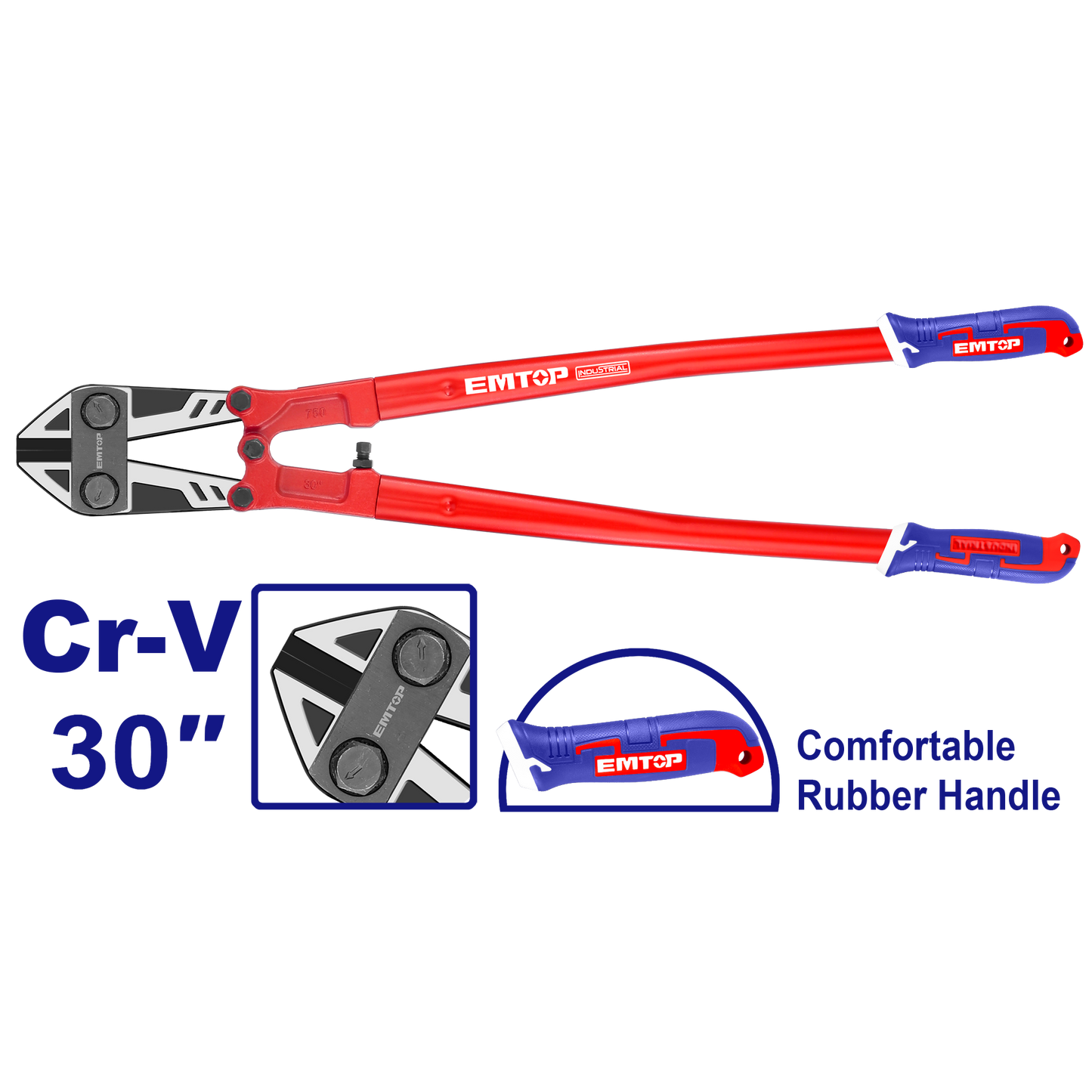 Cortapernos industrial de 30 pulgadas EMTOP EBCR3001