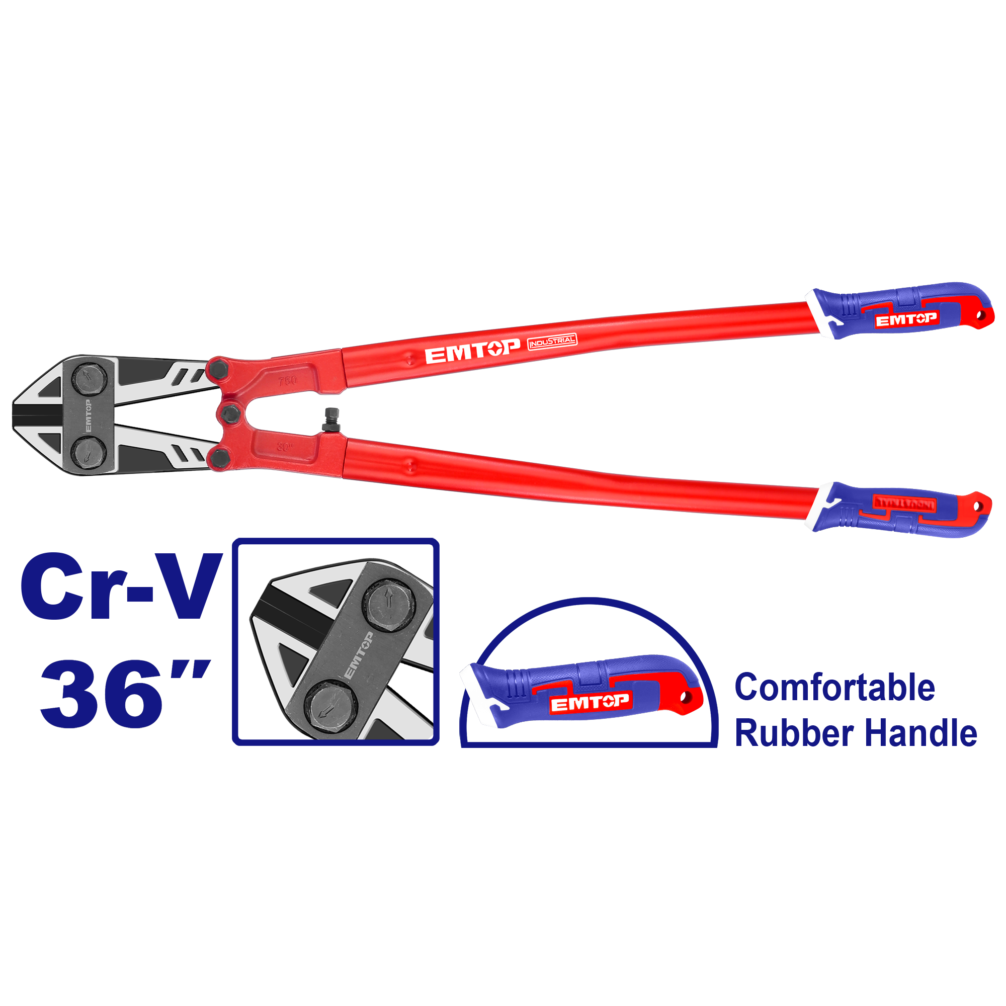 Cortapernos industrial de 36 pulgadas EMTOP EBCR3601