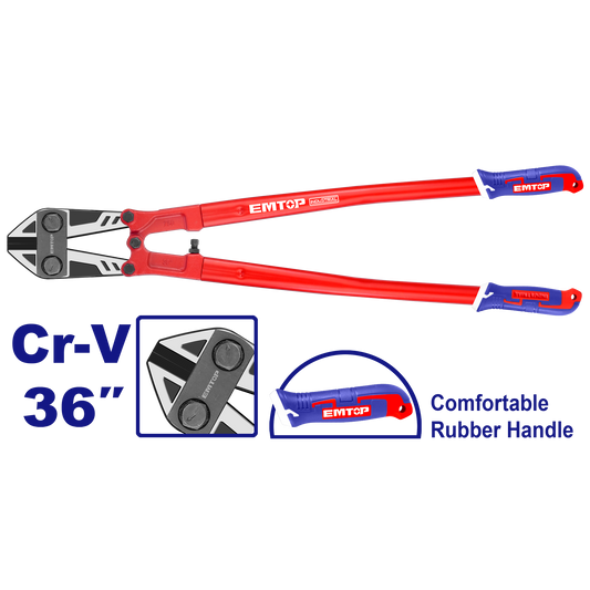 Cortapernos industrial de 36 pulgadas EMTOP EBCR3601