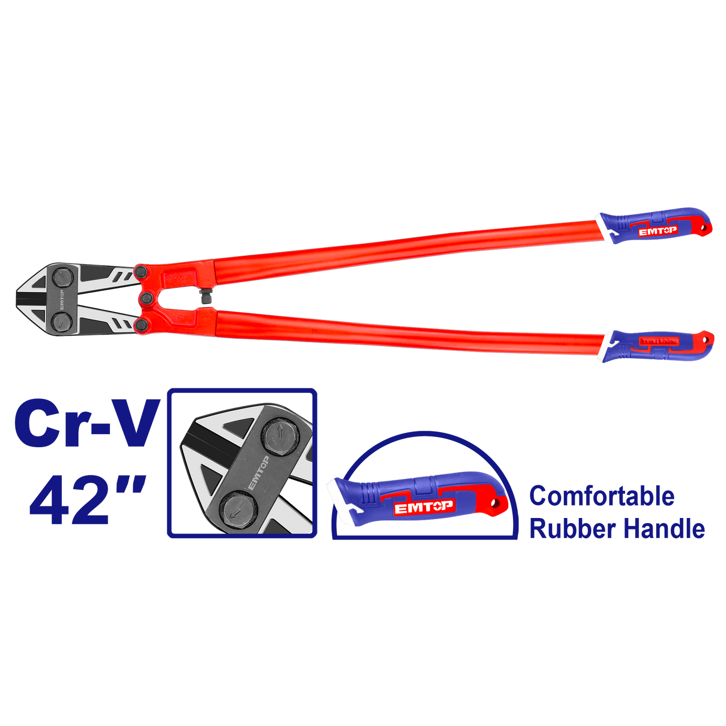 Cortapernos industrial de 42 pulgadas EMTOP EBCR4201