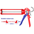 Pistola de calafateo de 9”, uso industrial