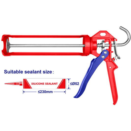 Pistola de calafateo de 9”, uso industrial