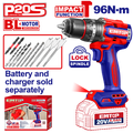 Taladro de impacto 96Nm motor sin escobillas EMTOP ECIDL209681
