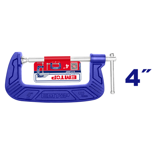 Abrazadera tipo G de 4 pulgadas EMTOP ECLPG0401
