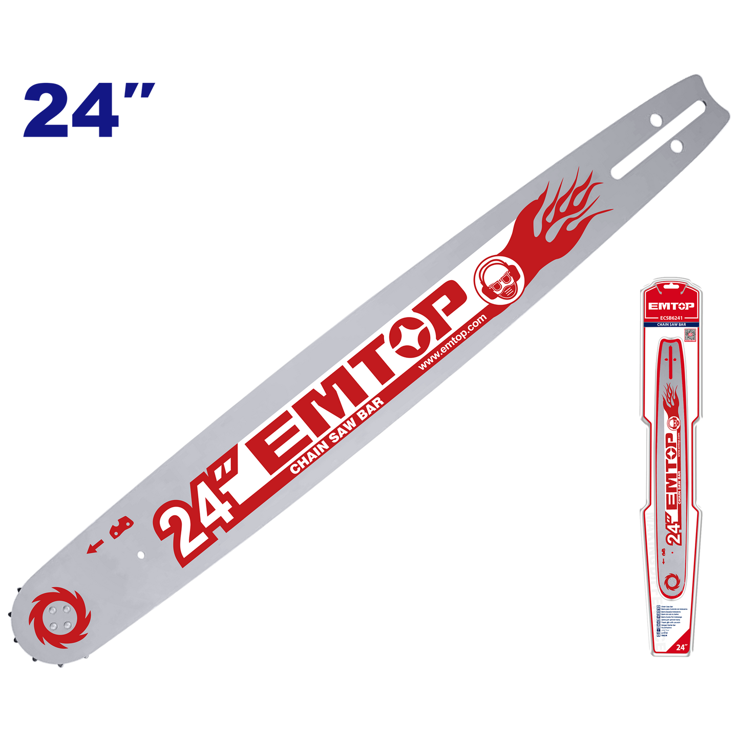 Espada para motosierra de 24” Emtop ECSB6241