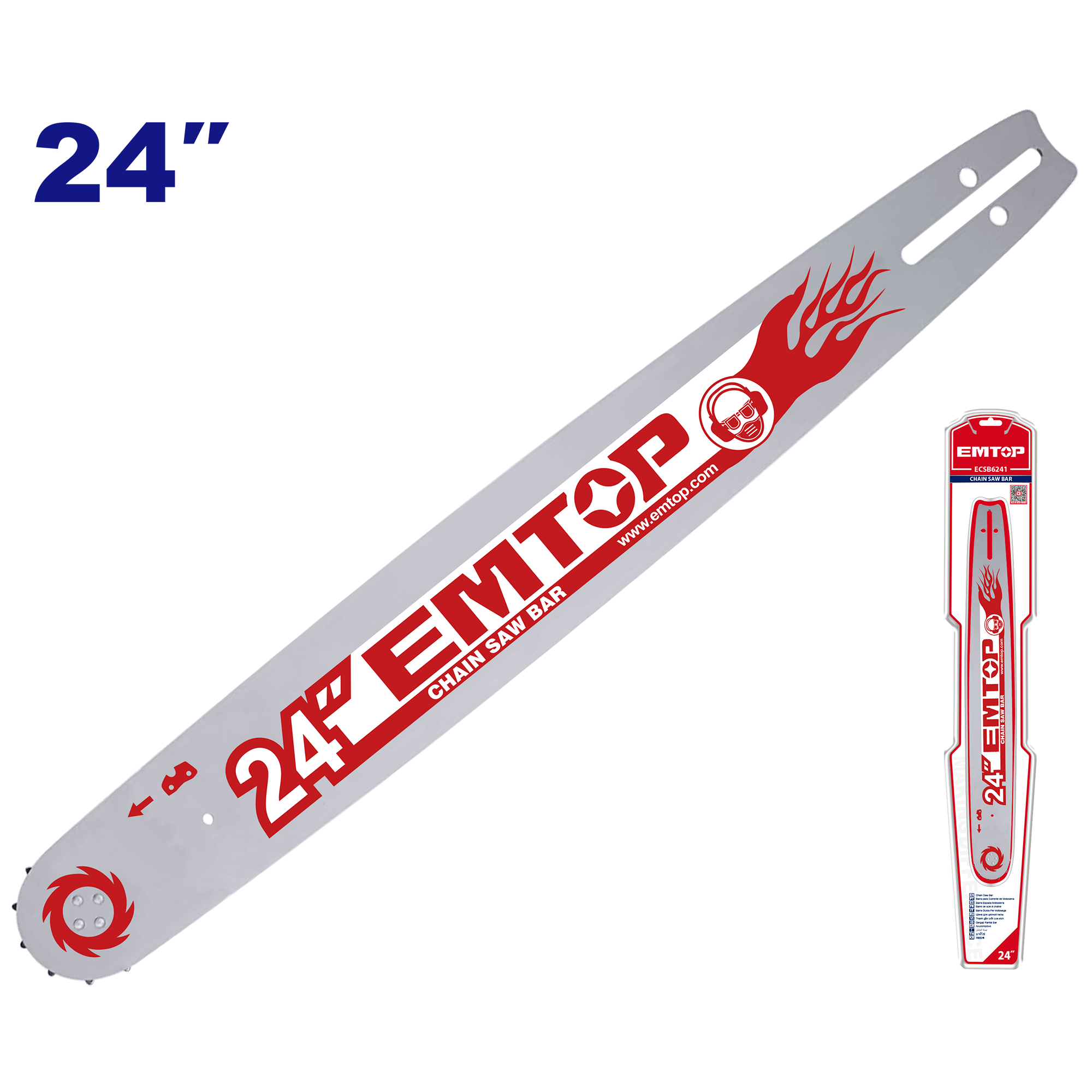 Espada para motosierra de 24” Emtop ECSB6241