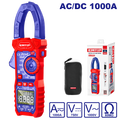 Pinza amperimétrica digital AC/DC 1000A de doble impedancia