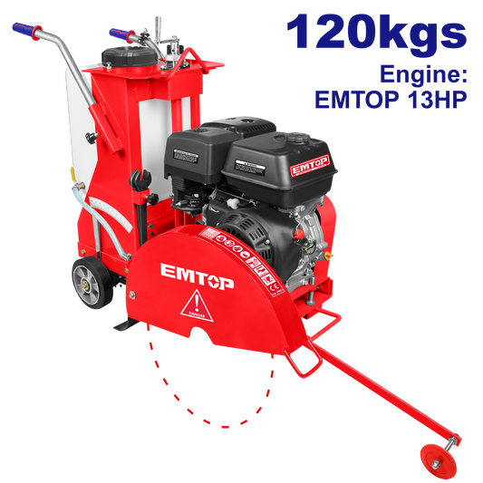 Cortadora de pavimento a gasolina de 13HP