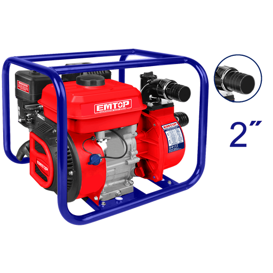 Bomba de agua a gasolina industrial 4 tiempos 7HP de 2” de diámetro