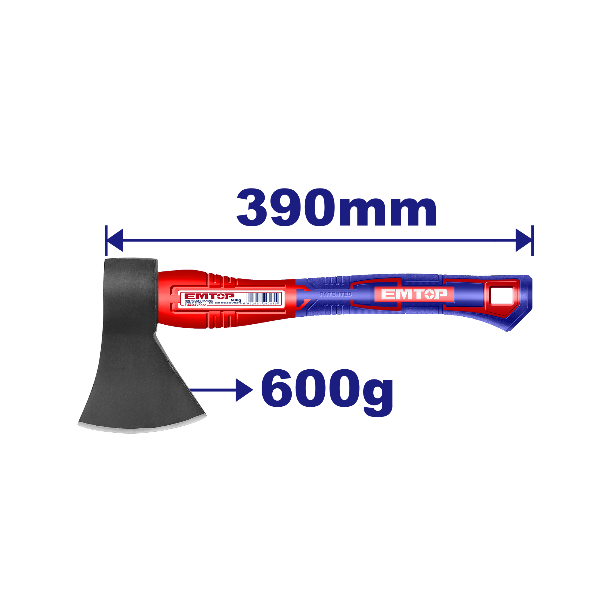 Hacha pequeña de 390mm