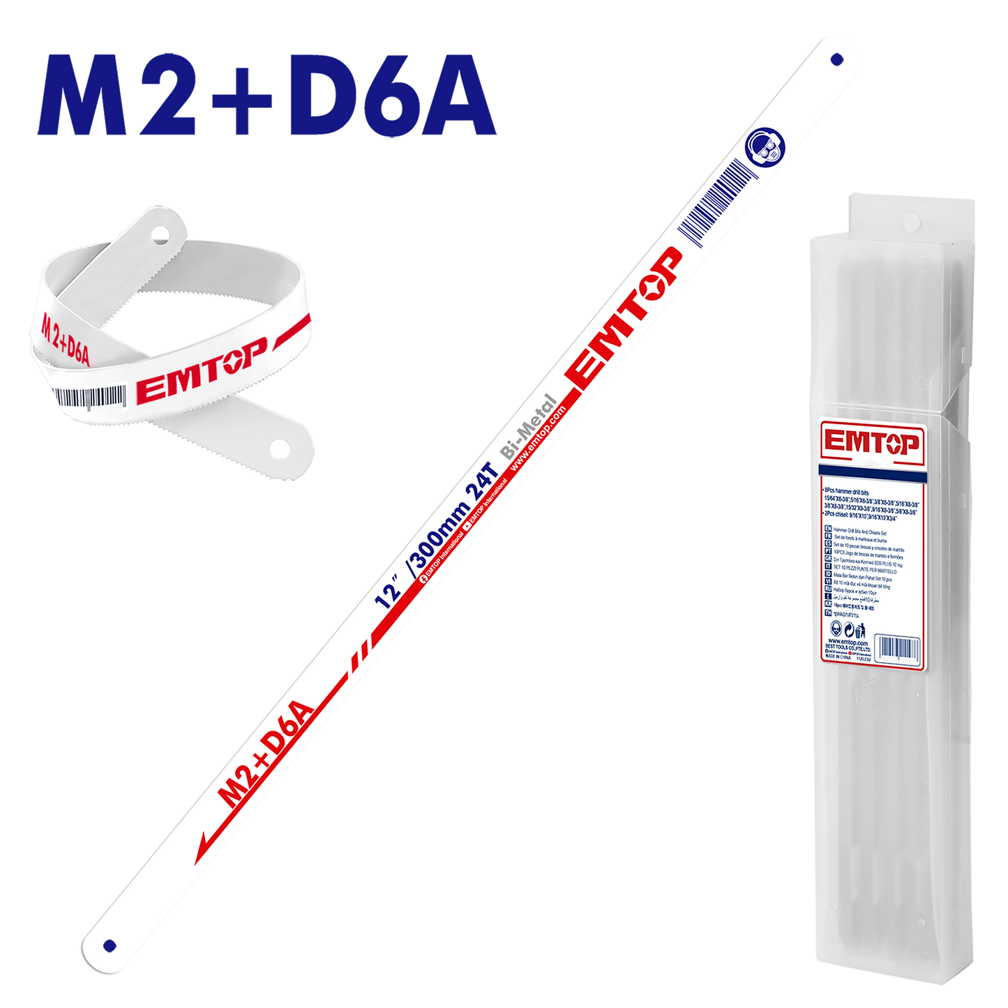 Hoja de segueta bimetal de 12”