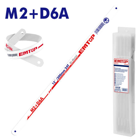 Hoja de segueta bimetal de 12”