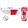 Juego de llaves torx brazo largo