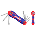 Juego de llaves torx de bolsillo