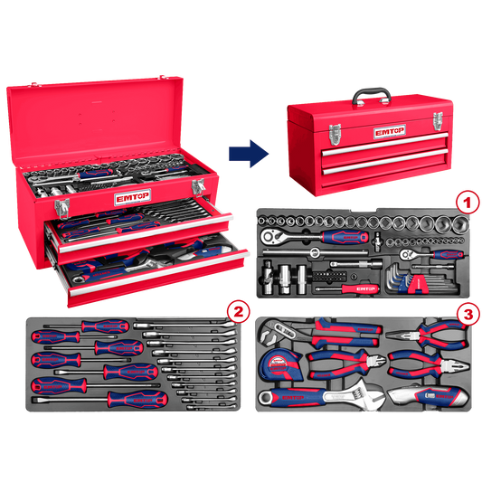 Caja con herramientas 105 piezas