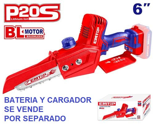 Mini motosierra INDUSTRIAL a batería de motor sin escobilla