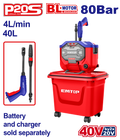Hidrolavadora 40V 1160PSI Emtop ELPW4055061