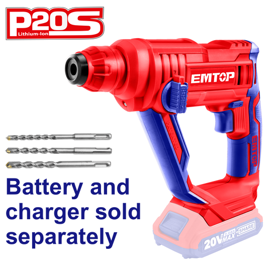 Rotomartillo inalámbrico SDS quick de 900rpm