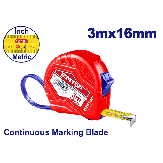 Cinta métrica de acero 3M x 16mm