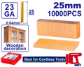 Clavos sin cabeza de 25mm madera Emtop ENAL06825