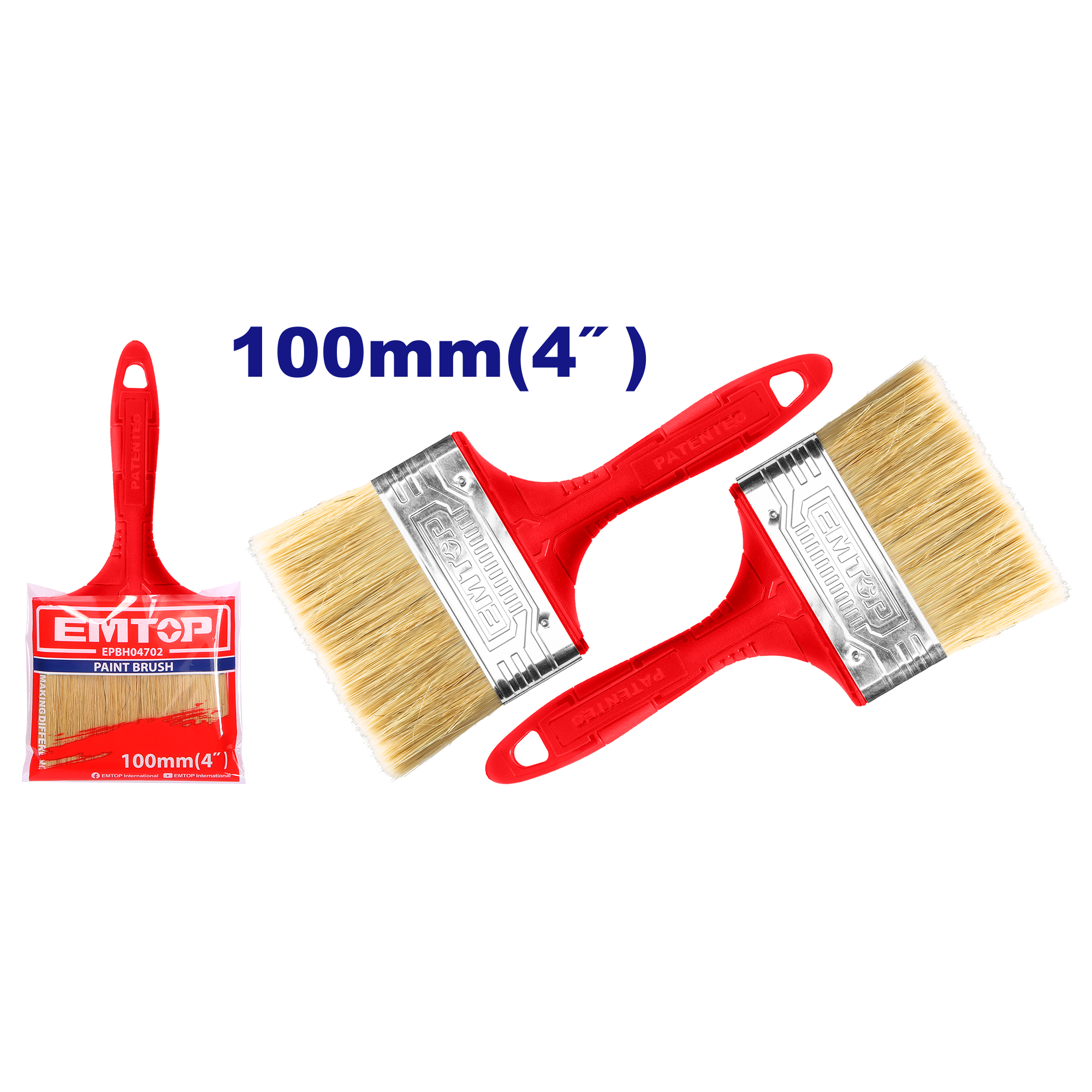 Brocha de 4” Emtop EPBH04702
