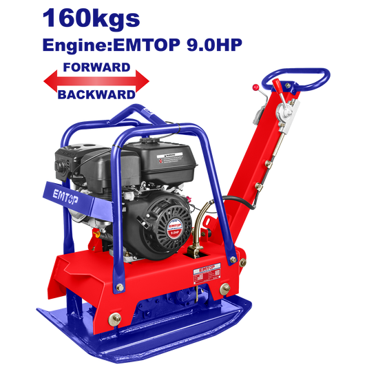 Compactador de placa reversible a gasolina de 9.0HP