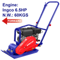 Compactadora de placas de concreto 6.5HP motor a gasolina