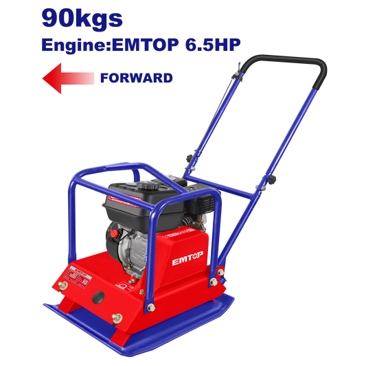 Compactador de placa a gasolina de 6.5HP