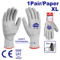 Guantes de seguridad resistente a cortes y abrasiones EMTOP EPGV0301