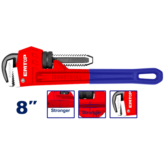 Llave de tubo de 8 pulgadas