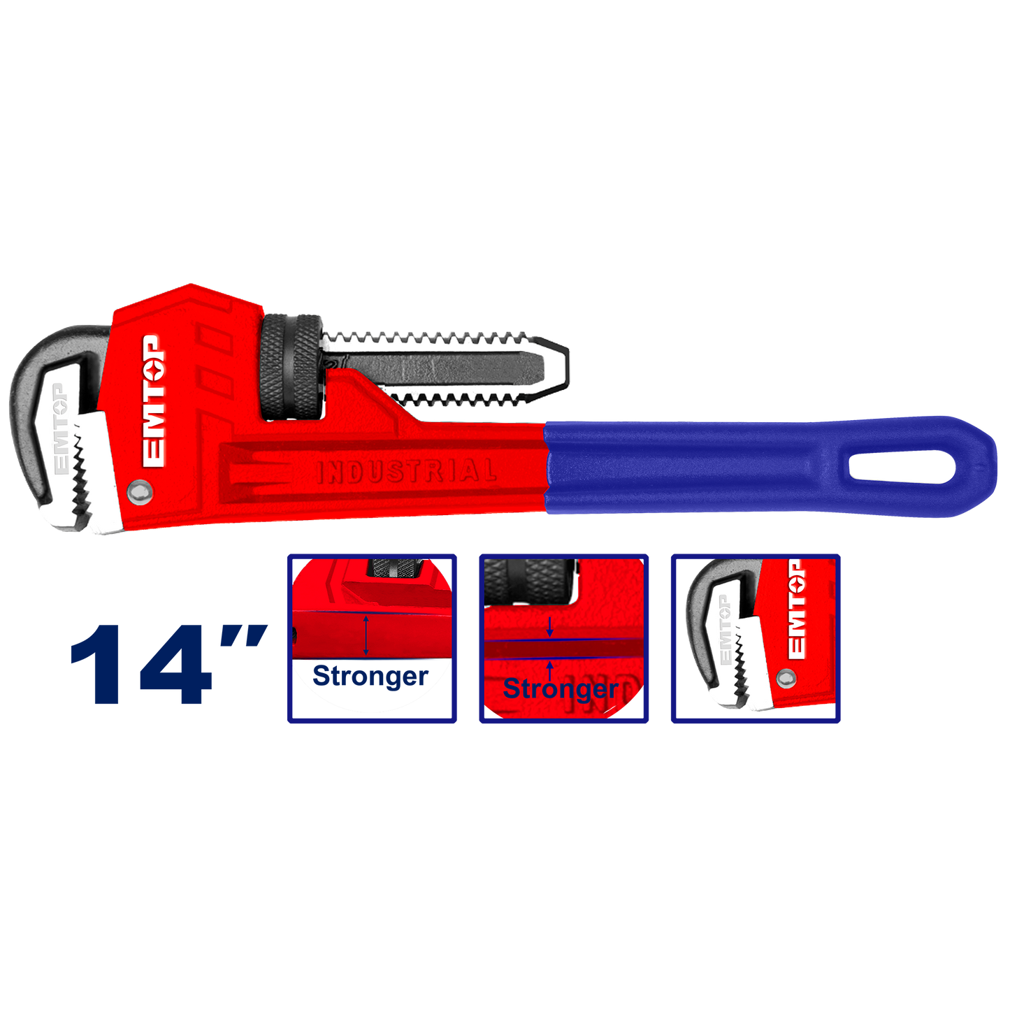 Llave de tubo de 14 pulgadas