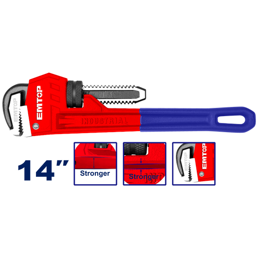 Llave de tubo de 14 pulgadas