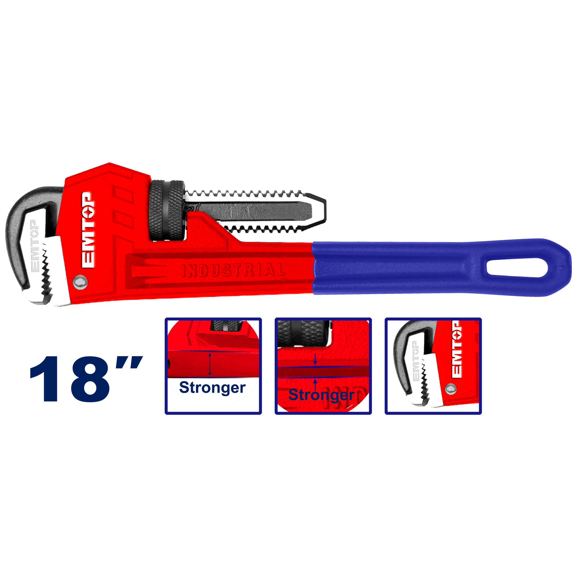 Llave de tubo de 18 pulgadas