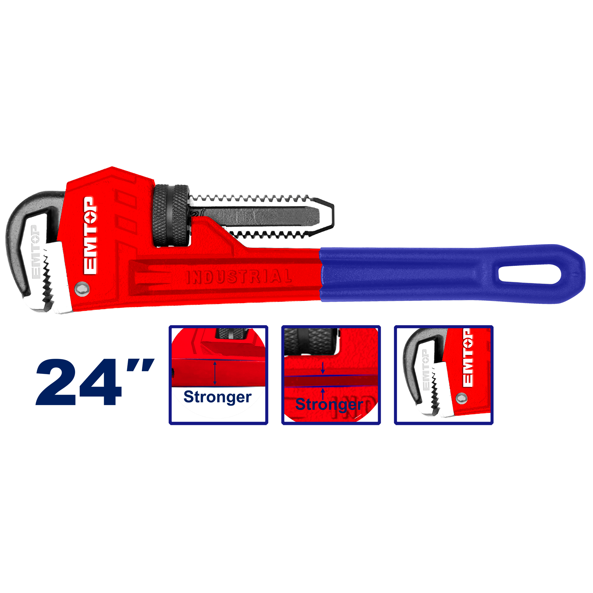 Llave de tubo de 24 pulgadas
