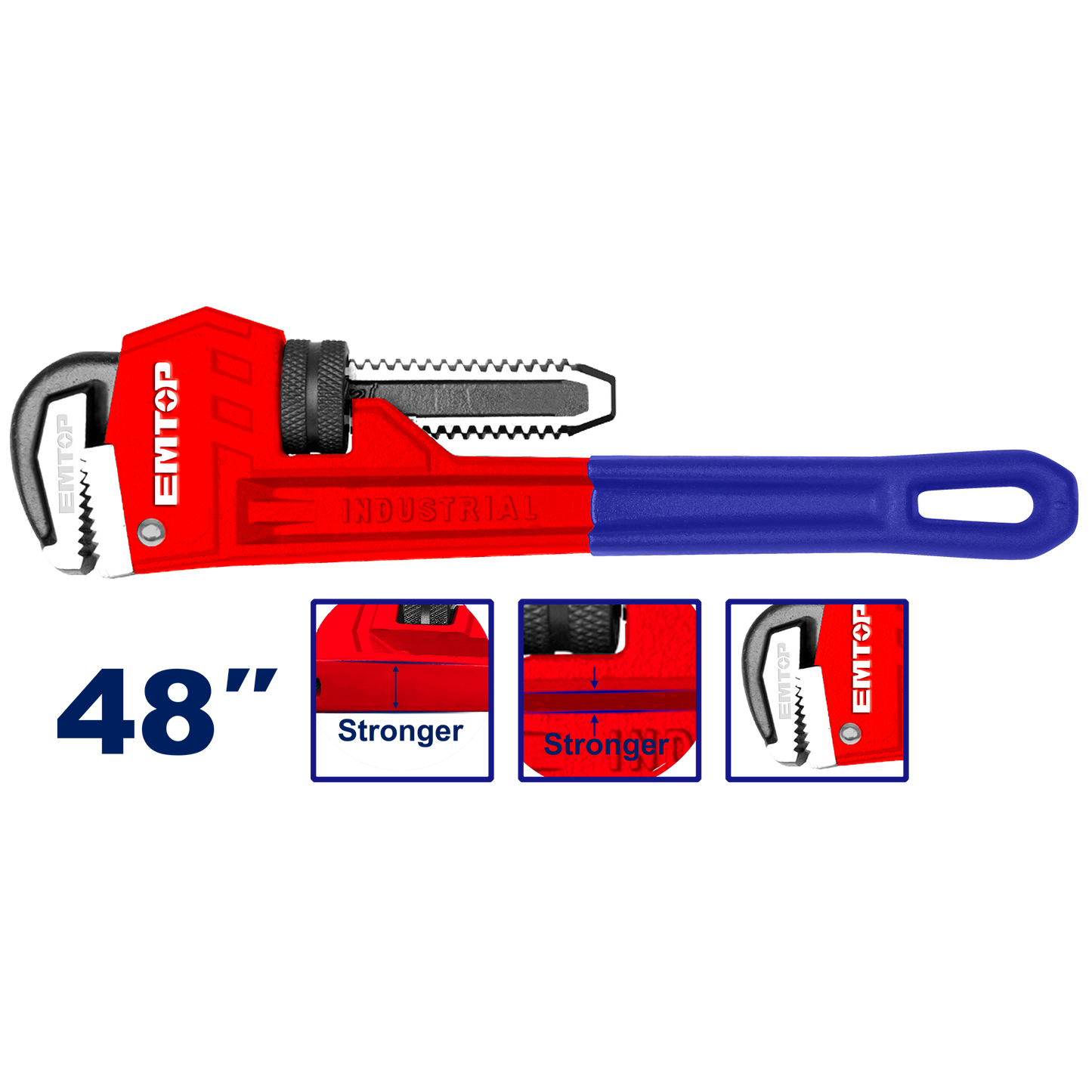 Llave de tubo de 48 pulgadas