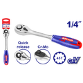 Llave de trinquete de 1/4”